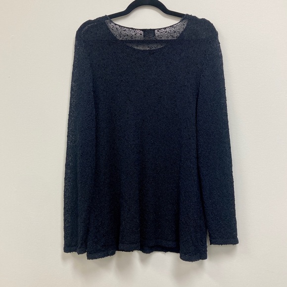 Timeless black Additions by Chico’s pullover lightweight sweater top - Picture 2 of 5